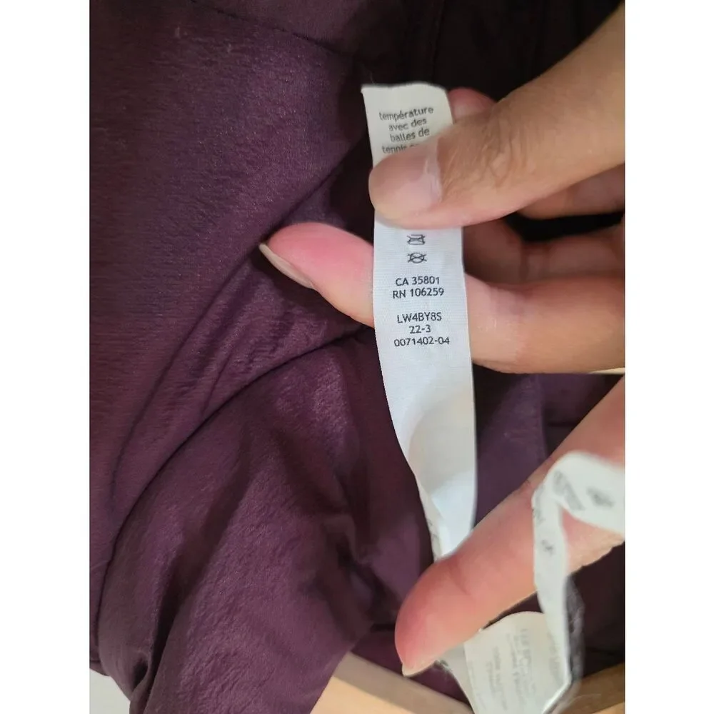 Lululemon Down For It All Vest Size 2-LW4BY8S Wine
